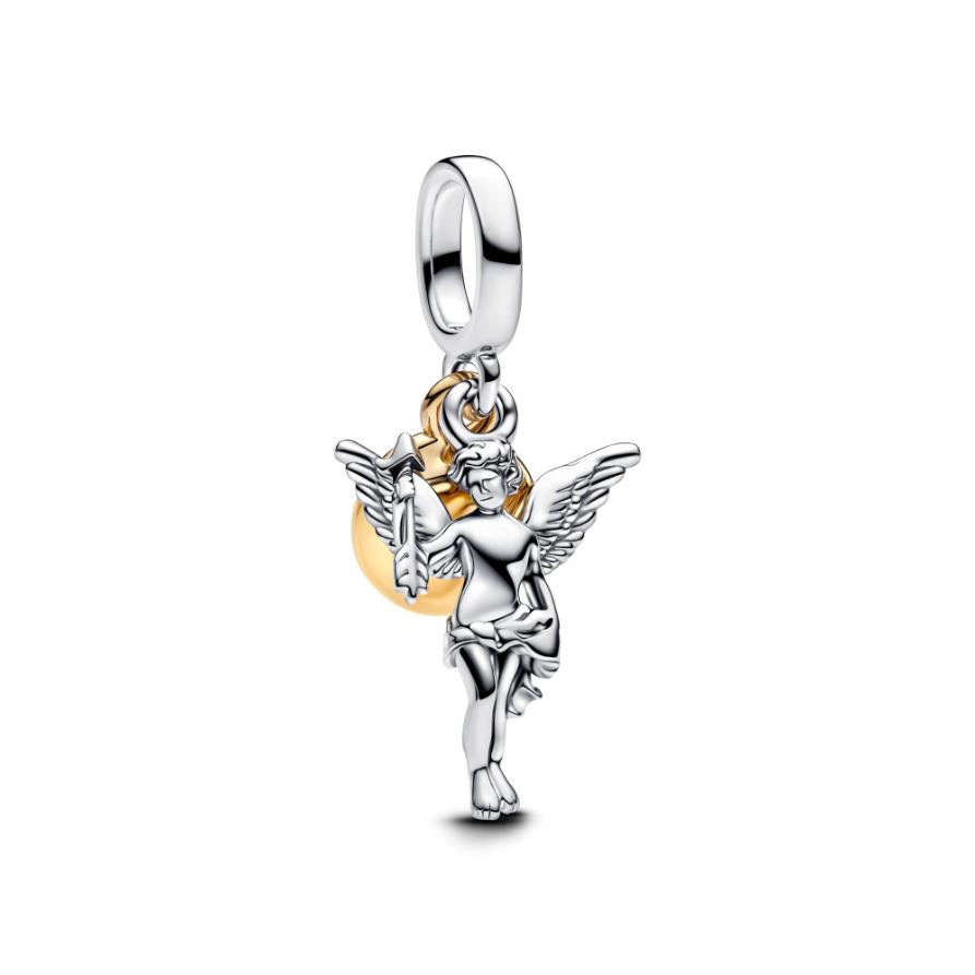 Шарм Pandora Cupid Dangle Charm, покрытие - золото 
Шарм Pandora Cupid Dangle Charm, покрытие - золото
