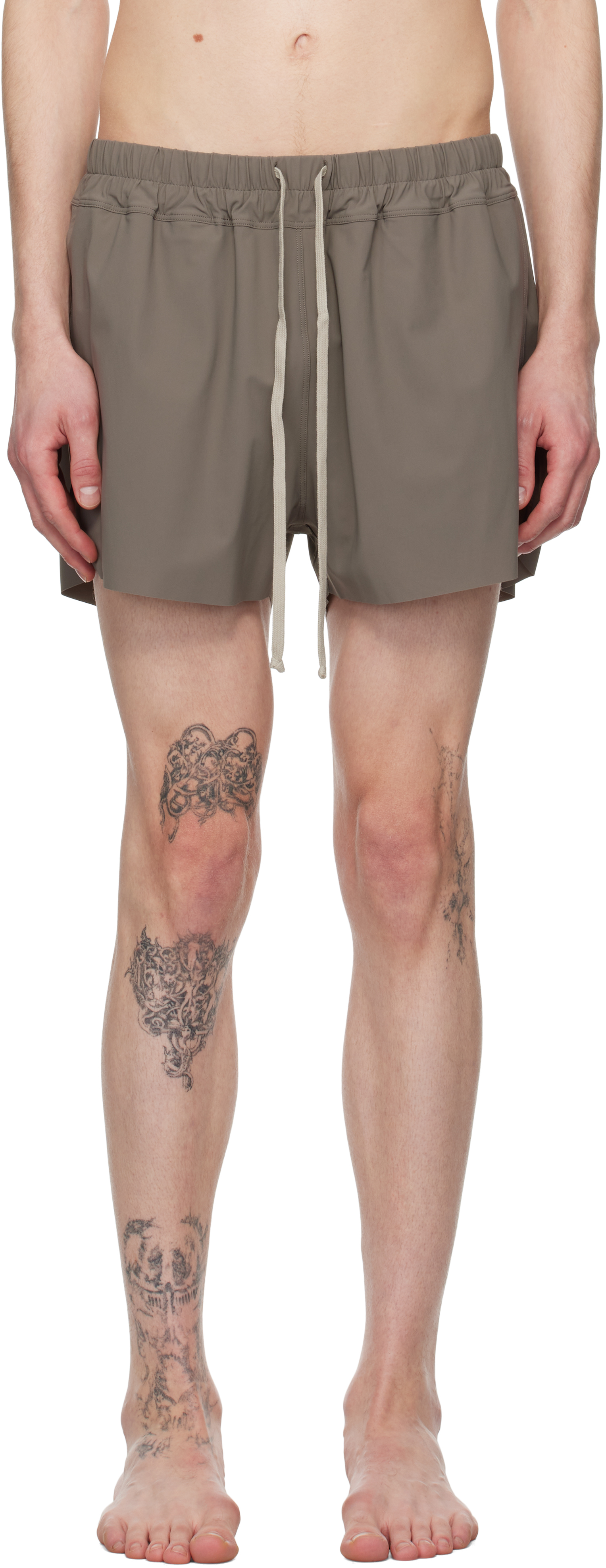 Серые шорты-боксеры Hollywood для плавания Rick Owens
Серые шорты-боксеры Hollywood для плавания Rick Owens