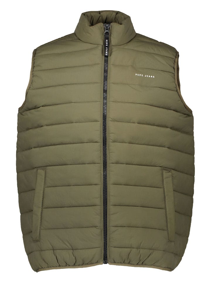 Pepe Jeans Стеганый жилет цвета хаки
Pepe Jeans Стеганый жилет цвета хаки