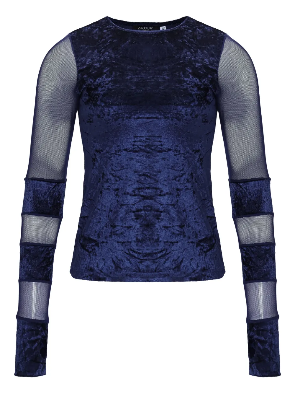 Топ X Astrid с сетчатыми вставками Amir Slama, синий
Топ X Astrid с сетчатыми вставками Amir Slama, синий