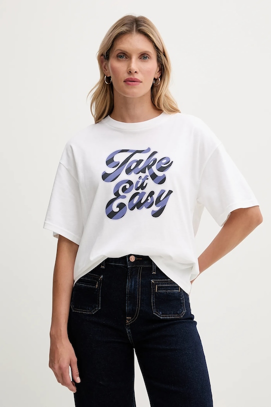 Хлопковая футболка United Colors Of Benetton, белый
Хлопковая футболка United Colors Of Benetton, белый