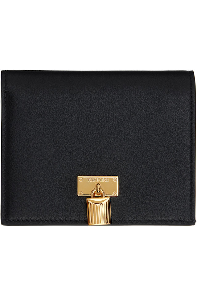 Компактный кошелек с замком из зернистой кожи Tom Ford, черный
Компактный кошелек с замком из зернистой кожи Tom Ford, черный