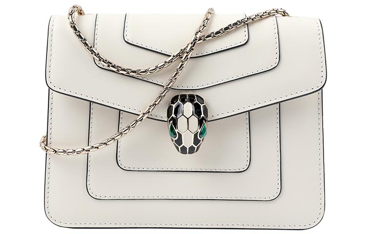 BVLGARI Сумка Serpenti Forever из телячьей кожи на цепочке через плечо женская белая
BVLGARI Сумка Serpenti Forever из телячьей кожи на цепочке через плечо женская белая