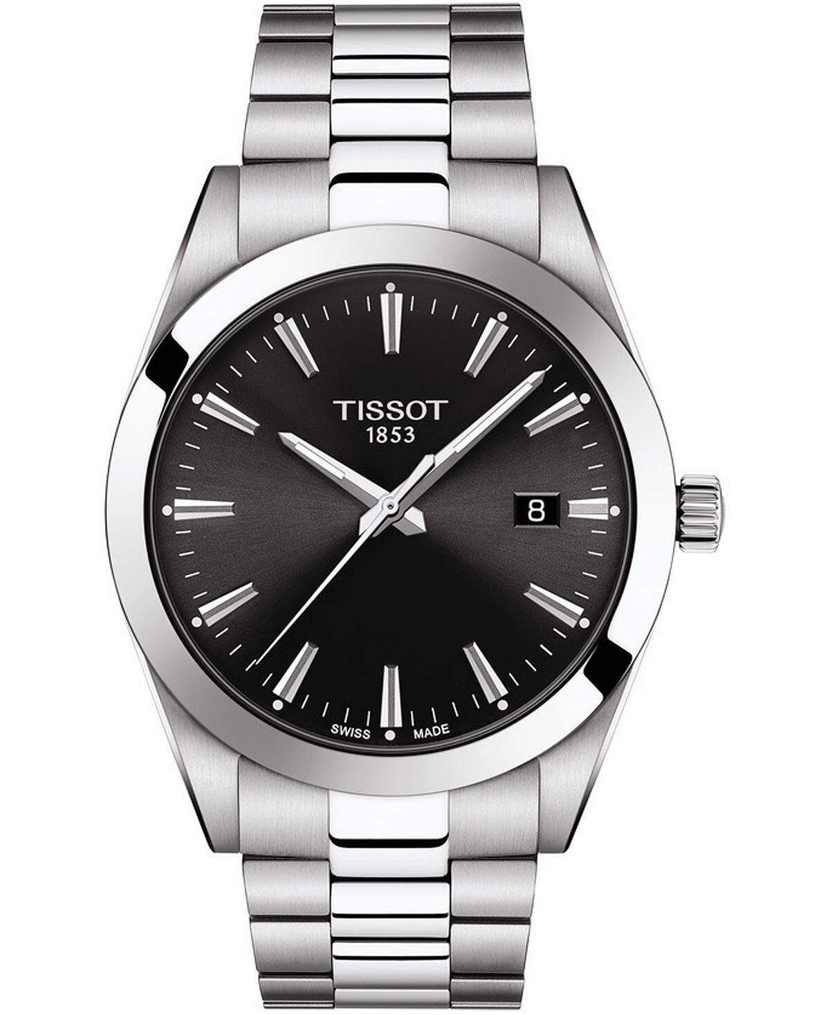 Мужские швейцарские часы T-Classic Gentleman с браслетом из нержавеющей стали, 40 мм Tissot
Мужские швейцарские часы T-Classic Gentleman с браслетом из нержавеющей стали, 40 мм Tissot