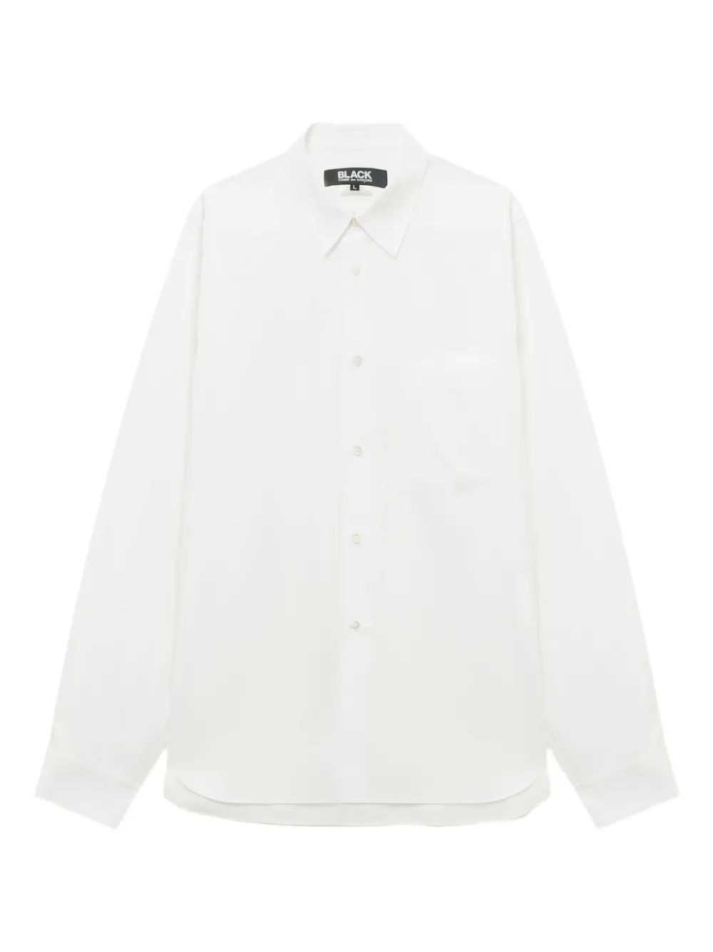 Рубашка с карманом на пуговицах Black Comme Des Garçons, белый
Рубашка с карманом на пуговицах Black Comme Des Garçons, белый