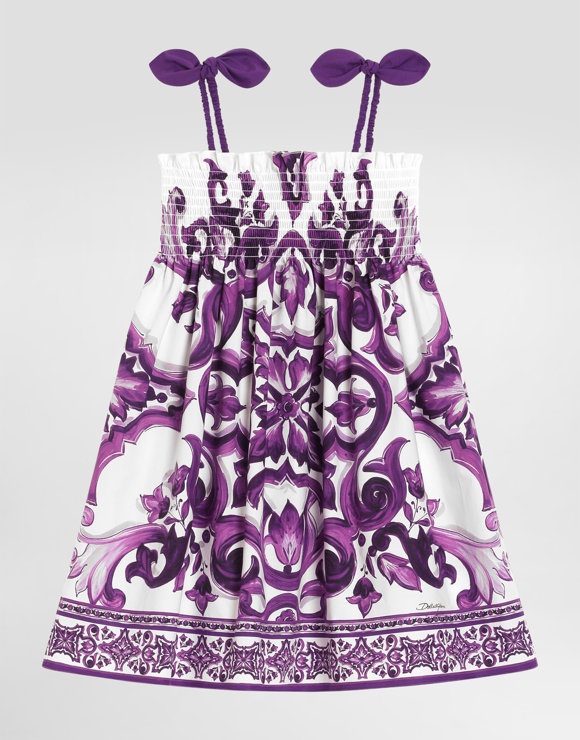 Платье из поплина без рукавов с принтом "Майолика" Dolce&Gabbana, мультиколор
Платье из поплина без рукавов с принтом "Майолика" Dolce&Gabbana, мультиколор