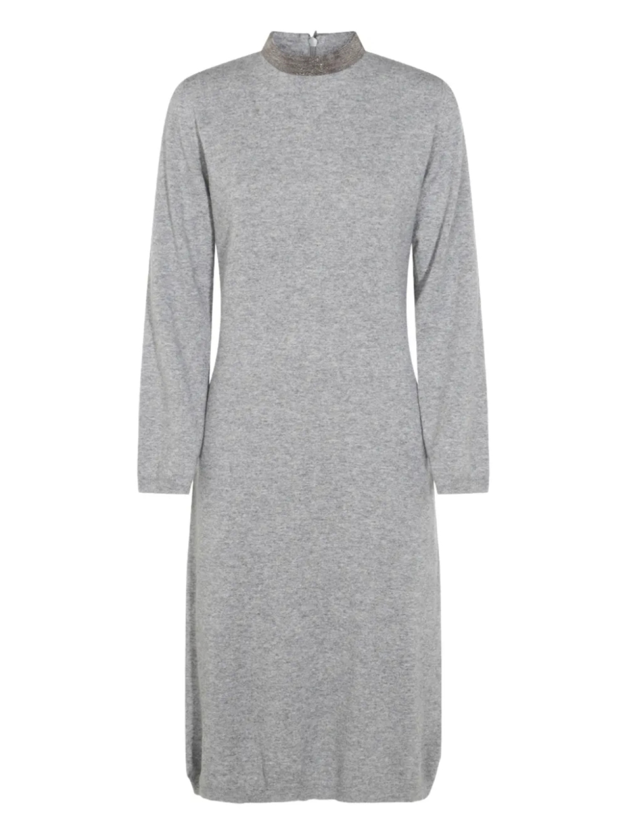 Платье с длинным рукавом и воротником-стойкой Fabiana Filippi, серый
Платье с длинным рукавом и воротником-стойкой Fabiana Filippi, серый