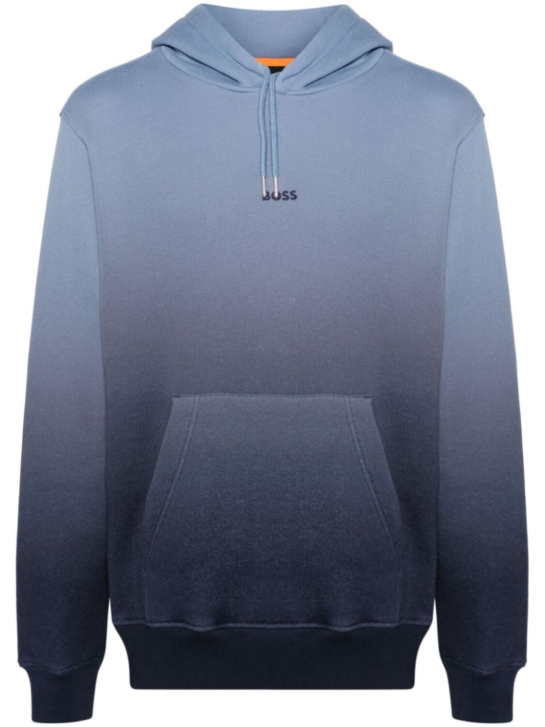 BOSS толстовка с капюшоном из махрового хлопка с градиентным окрашиванием, синий
BOSS толстовка с капюшоном из махрового хлопка с градиентным окрашиванием, синий
