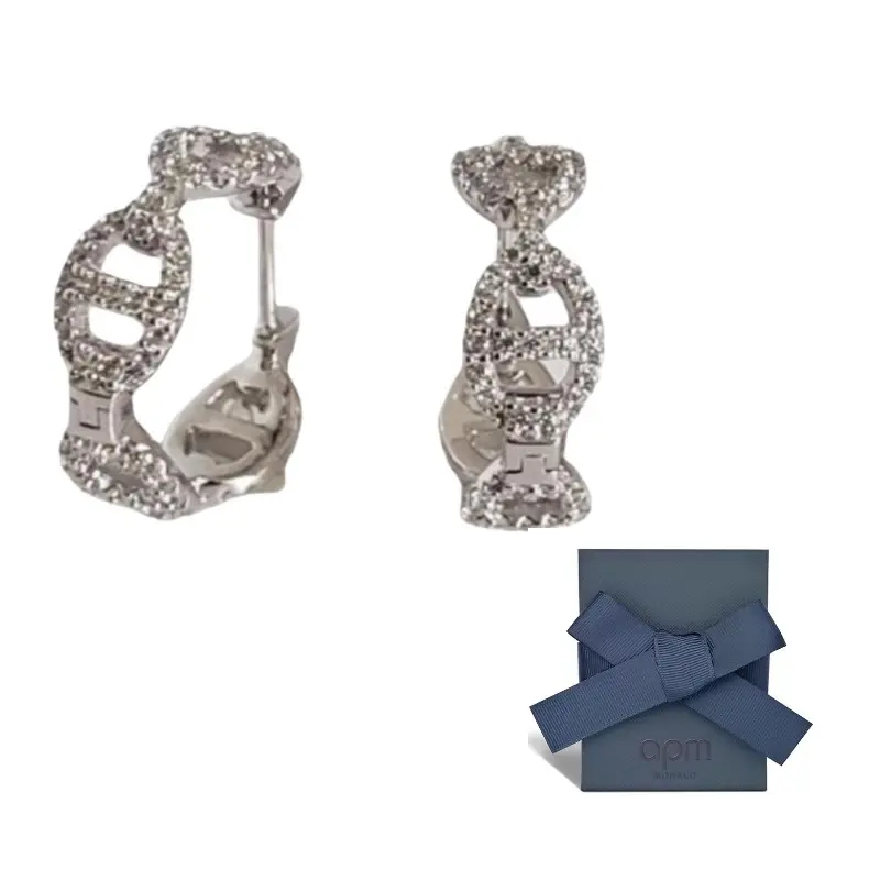 Apm Monaco Серьги из стерлингового серебра 925 пробы для женщин Silver White
Apm Monaco Серьги из стерлингового серебра 925 пробы для женщин Silver White