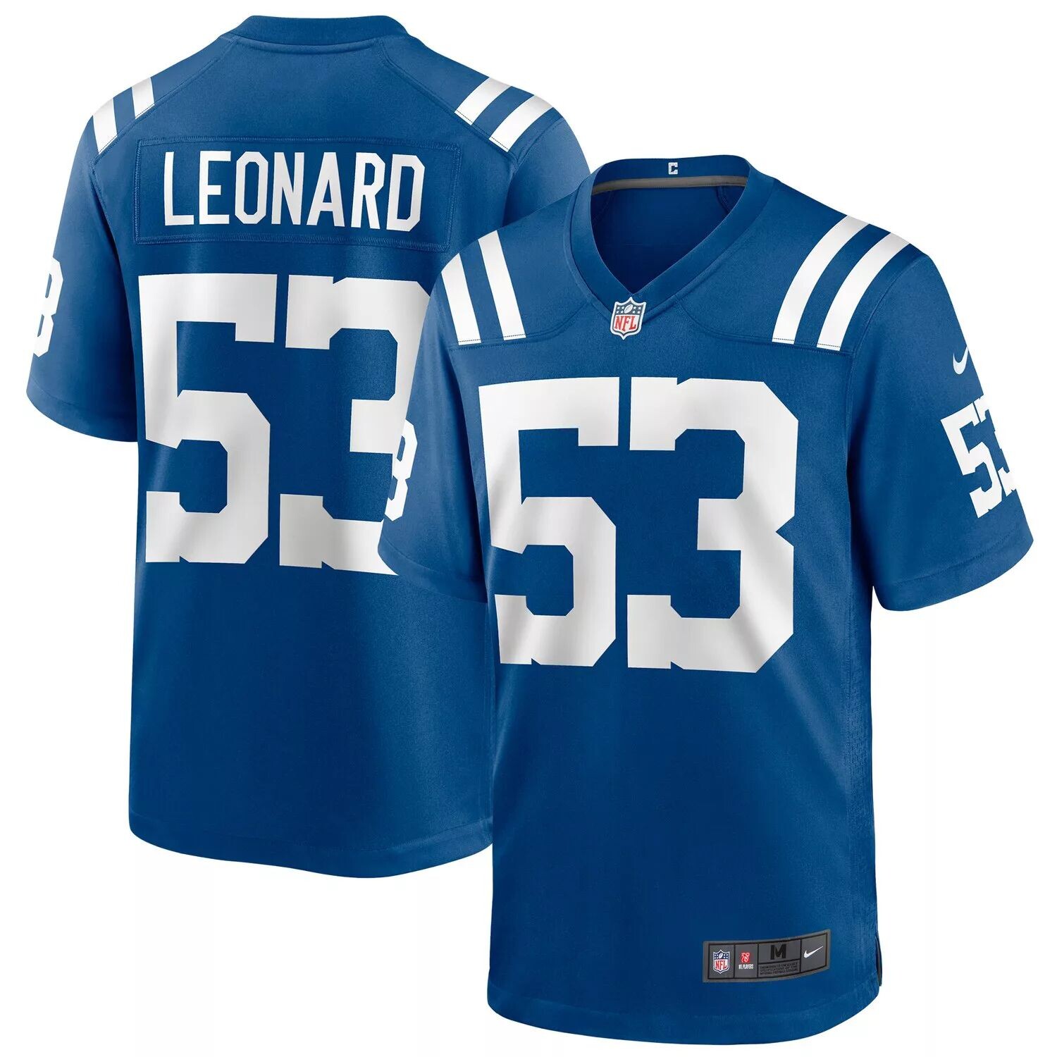 Мужская майка игрока Darius Leonard Royal Indianapolis Colts Game Player Nike
Мужская майка игрока Darius Leonard Royal Indianapolis Colts Game Player Nike