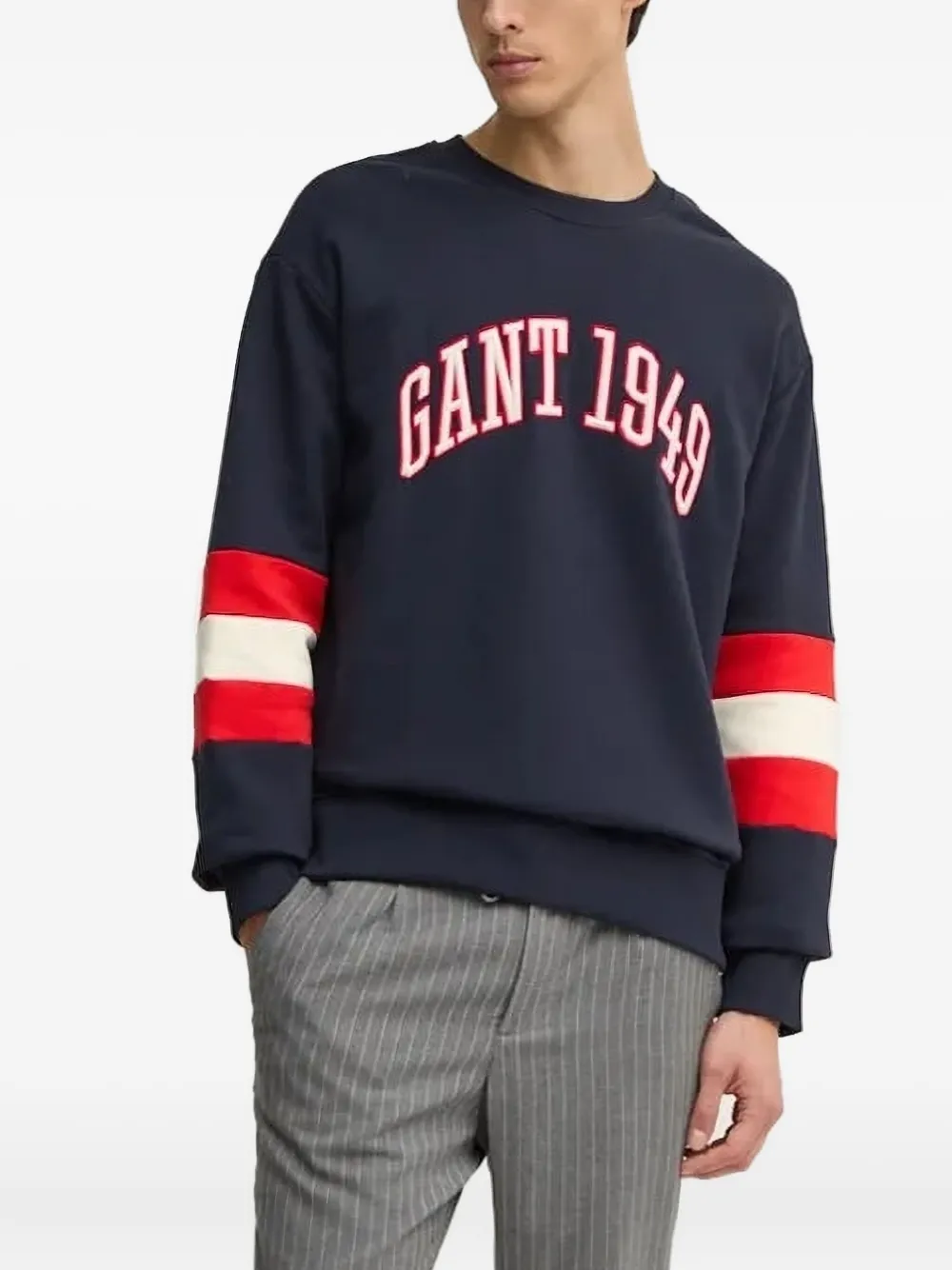 Толстовка с вышитым логотипом Gant, синий
Толстовка с вышитым логотипом Gant, синий