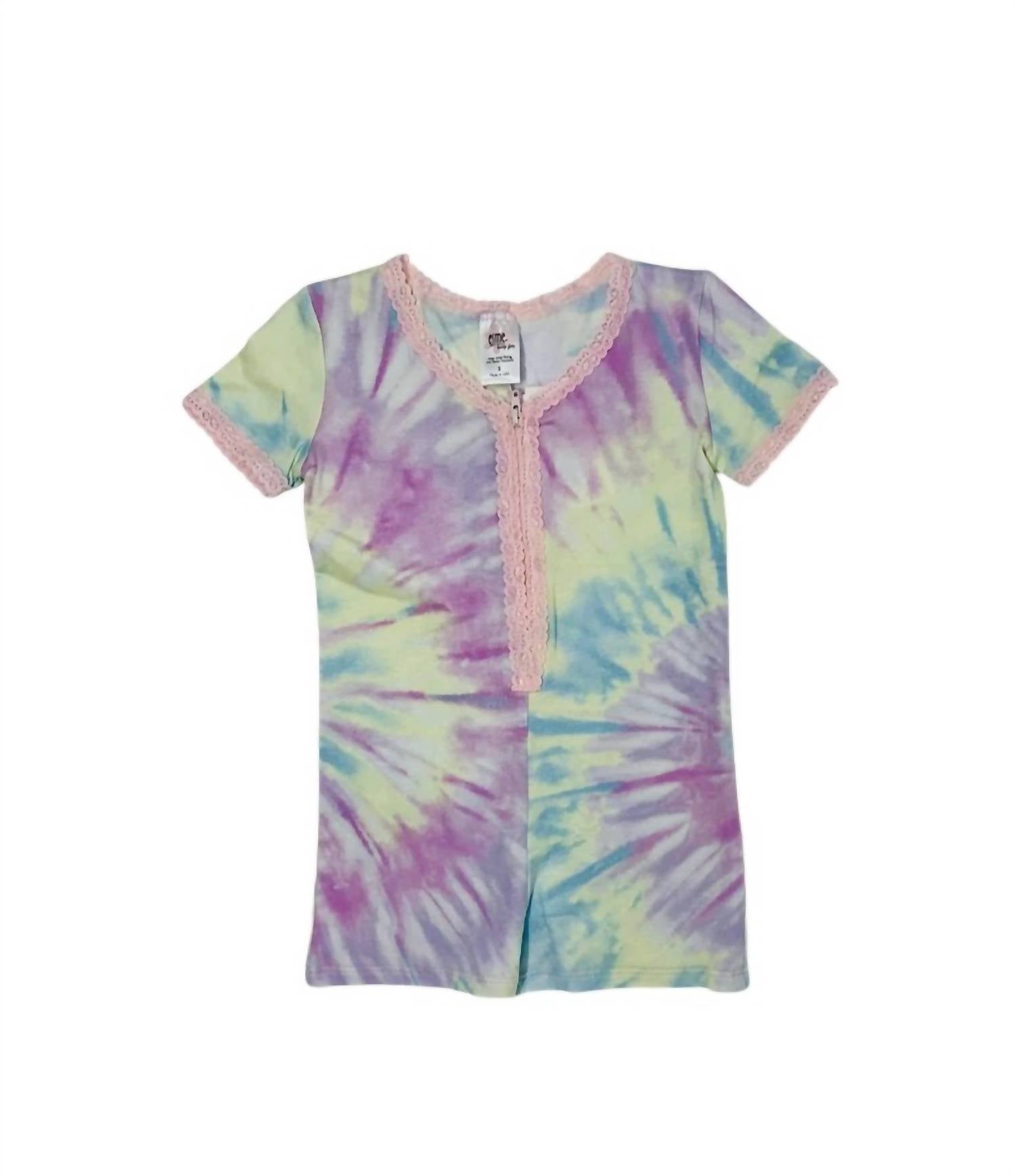 Детский комбинезон-боксер Shimmer Tie Dye цвета фиолетовый/мятный ESME
Детский комбинезон-боксер Shimmer Tie Dye цвета фиолетовый/мятный ESME
