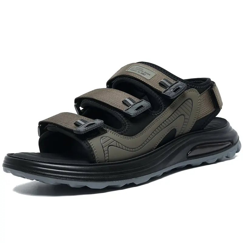 SENJIALUO Пляжные сандалии мужские черные армейский зеленый, цвет Army Green
SENJIALUO Пляжные сандалии мужские черные армейский зеленый, цвет Army Green