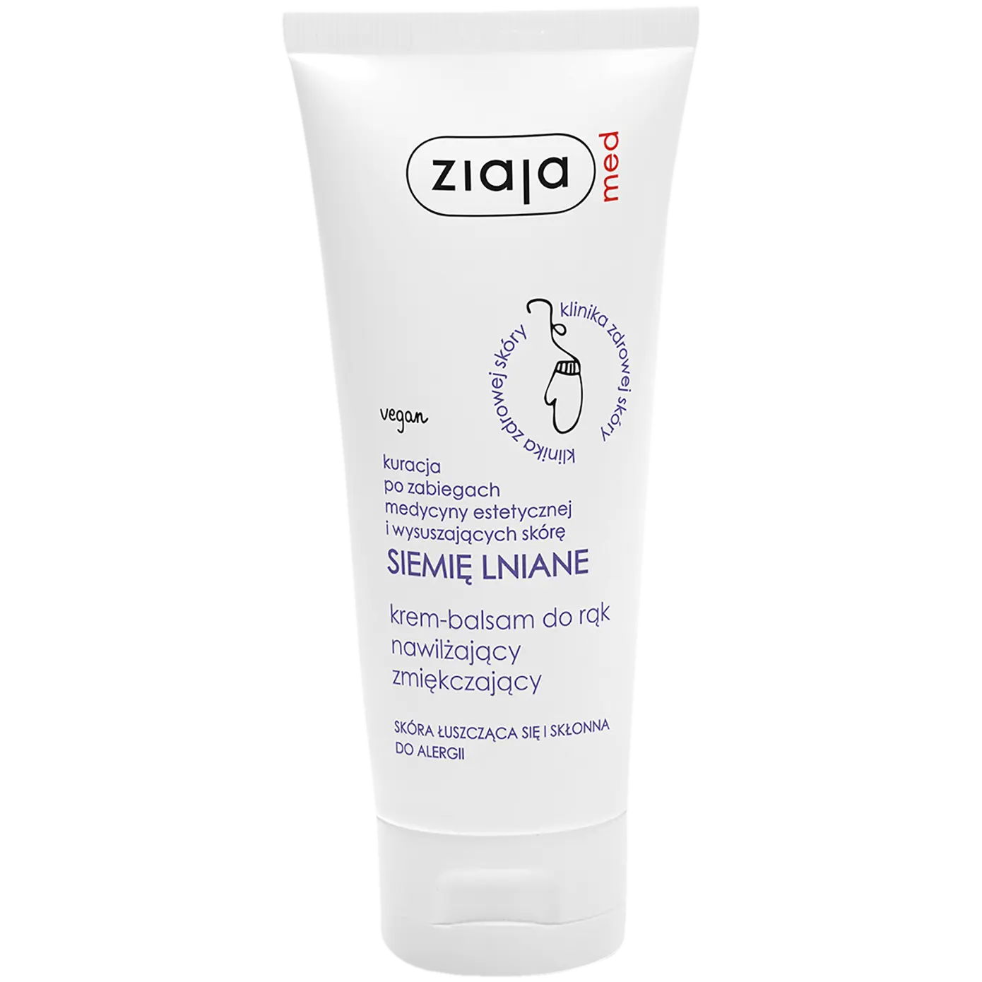 Ziaja med Siemię Lniane крем-бальзам для рук, 100 мл
Ziaja med Siemię Lniane крем-бальзам для рук, 100 мл