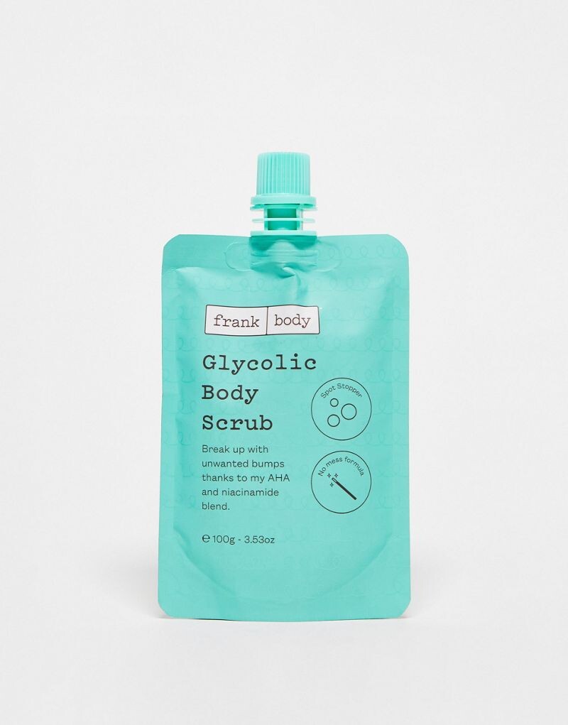 Frank Body - Скраб для тела с гликолевой кислотой 100 г, Nessun colore 
Frank Body - Скраб для тела с гликолевой кислотой 100 г, Nessun colore