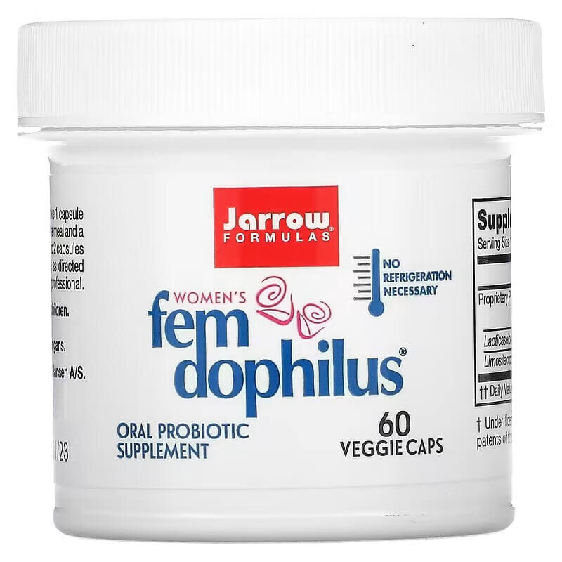 Fem Dophilus добавка для женщин Jarrow Formulas, 60 капсул
Fem Dophilus добавка для женщин Jarrow Formulas, 60 капсул