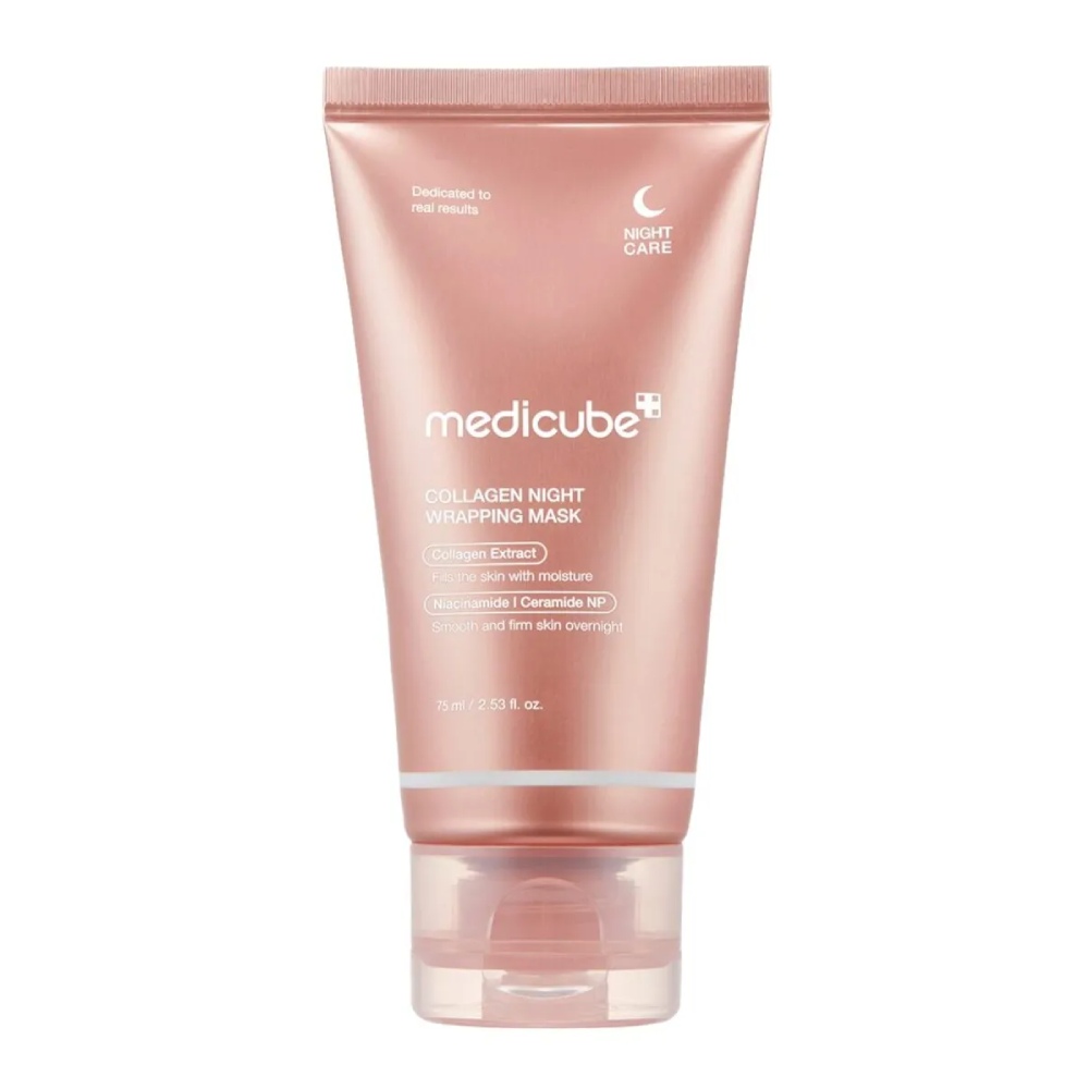 Маска для лица Medicube Collagen Night Wrapping Mask, 75 мл
Маска для лица Medicube Collagen Night Wrapping Mask, 75 мл