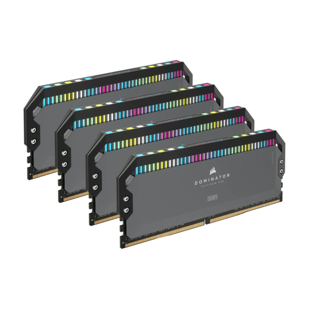 Оперативная память Dominator Platinum RGB AMD EXPO, 64 ГБ (4x16 ГБ) DDR5, 5600 МГц, CL36, CMT64GX5M4B5600Z36, серый
Оперативная память Dominator Platinum RGB AMD EXPO, 64 ГБ (4x16 ГБ) DDR5, 5600 МГц, CL36, CMT64GX5M4B5600Z36, серый