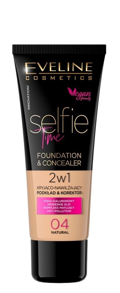 Eveline Selfie Time 2w1 Праймер для лица, 04 Natural
Eveline Selfie Time 2w1 Праймер для лица, 04 Natural