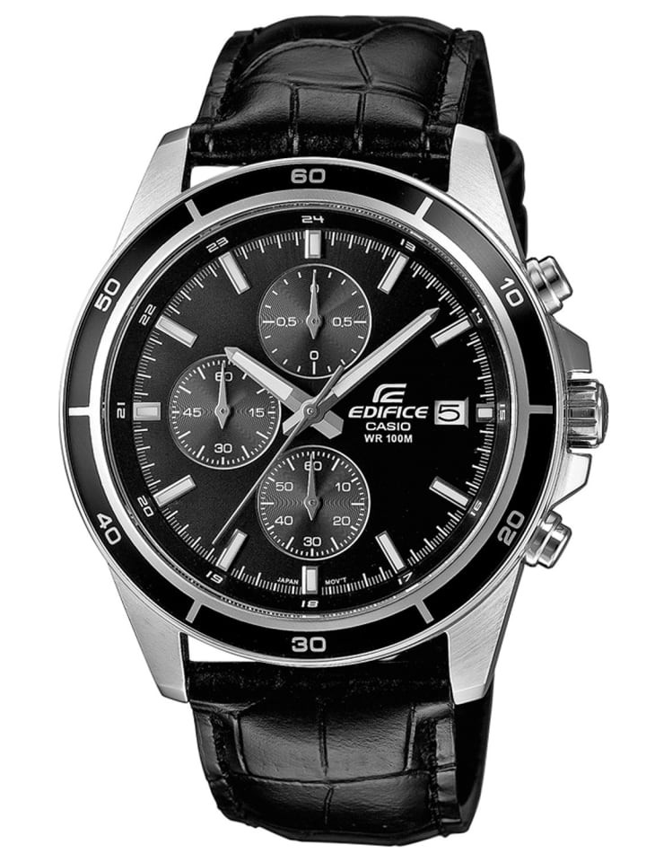 Casio Мужские часы-хронограф Edifice, черный/серебристый
Casio Мужские часы-хронограф Edifice, черный/серебристый