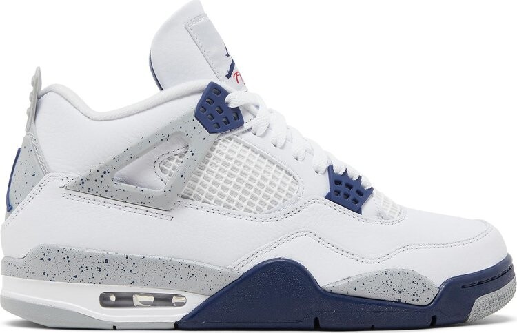 Кроссовки Air Jordan 4 Retro Midnight Navy, белый
Кроссовки Air Jordan 4 Retro Midnight Navy, белый