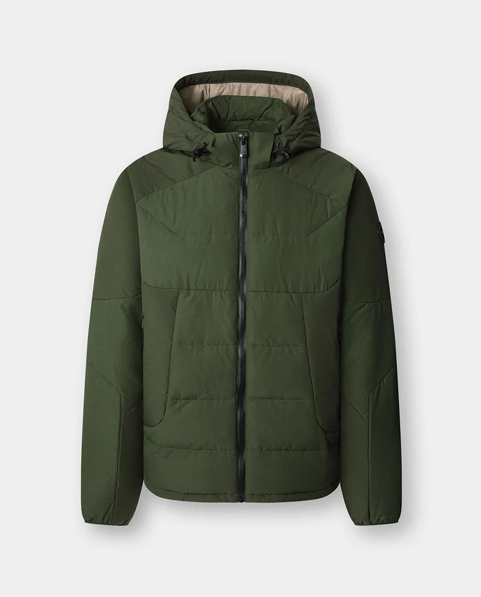 Мужская куртка с капюшоном из двойной ткани с контрастной подкладкой, больших размеров Hackett, зеленый
Мужская куртка с капюшоном из двойной ткани с контрастной подкладкой, больших размеров Hackett, зеленый