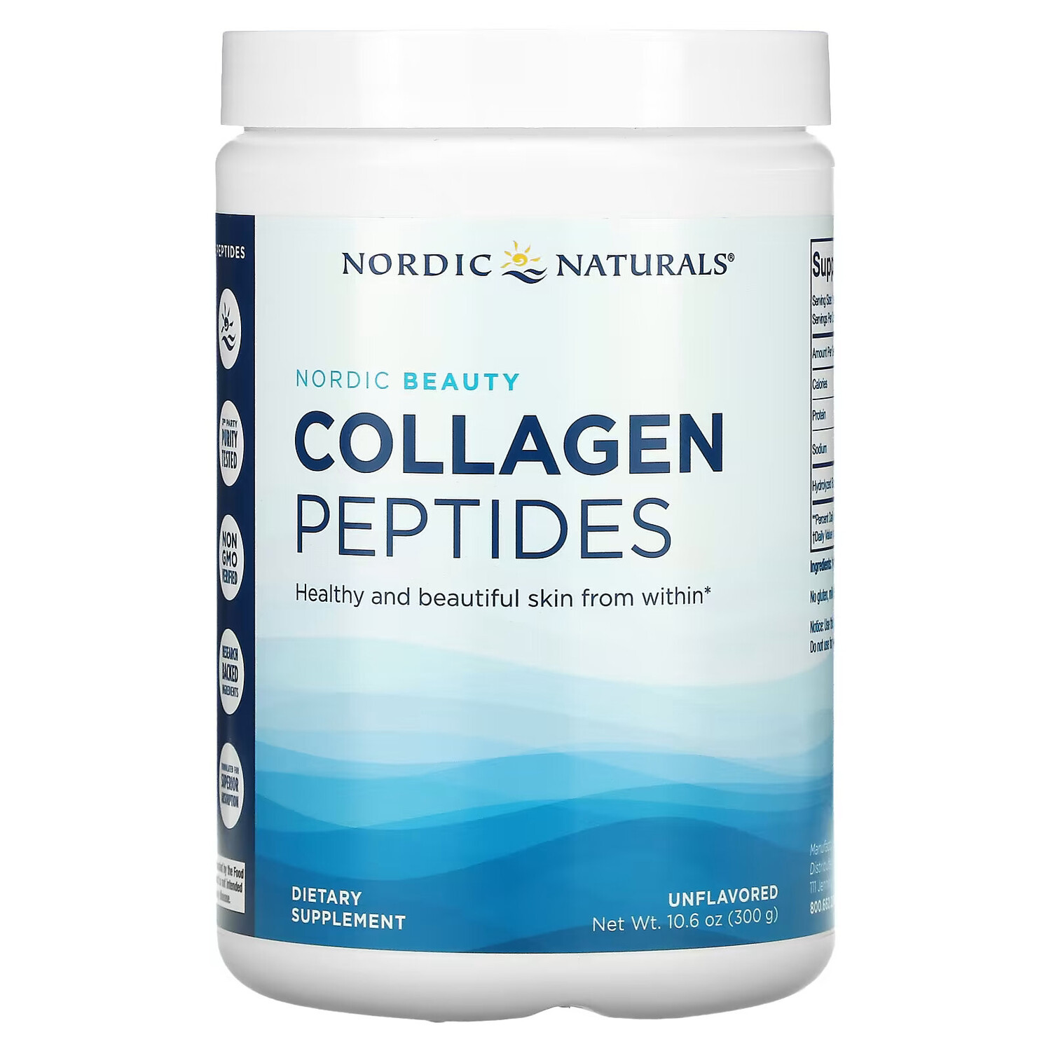 Nordic Naturals, Nordic Beauty, пептиды коллагена, без добавок, 300 г (10,6 унции)
Nordic Naturals, Nordic Beauty, пептиды коллагена, без добавок, 300 г (10,6 унции)