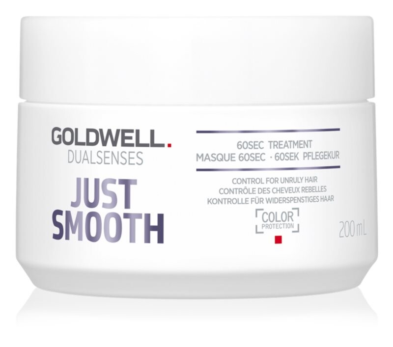 Разглаживающая маска для трудно поддающихся укладке волос Goldwell Dualsenses Just Smooth
Разглаживающая маска для трудно поддающихся укладке волос Goldwell Dualsenses Just Smooth