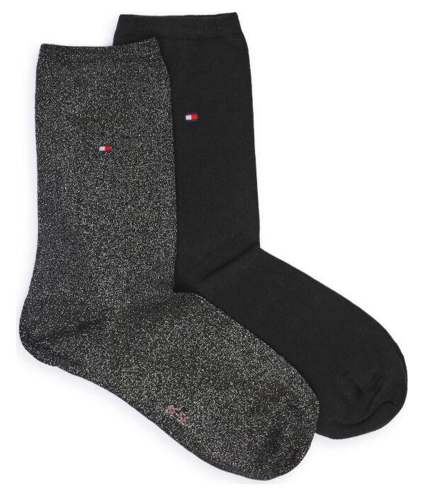 Носки женские Tommy Hilfiger однотонные 2 пары, черный/серы
Носки женские Tommy Hilfiger однотонные 2 пары, черный/серы