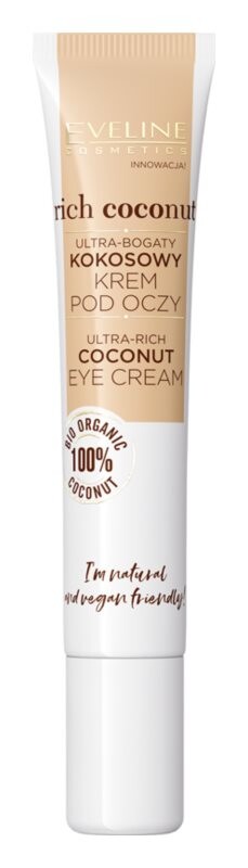 Регенерирующий крем для глаз с пробиотиками Eveline Cosmetics Rich Coconut
Регенерирующий крем для глаз с пробиотиками Eveline Cosmetics Rich Coconut