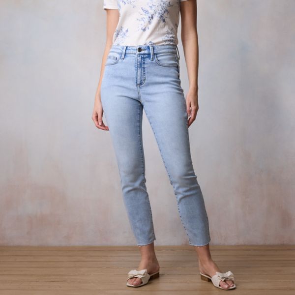 Женские зауженные джинсы с высокой посадкой и пятью карманами Lc Lauren Conrad, цвет superlight wash
Женские зауженные джинсы с высокой посадкой и пятью карманами Lc Lauren Conrad, цвет superlight wash