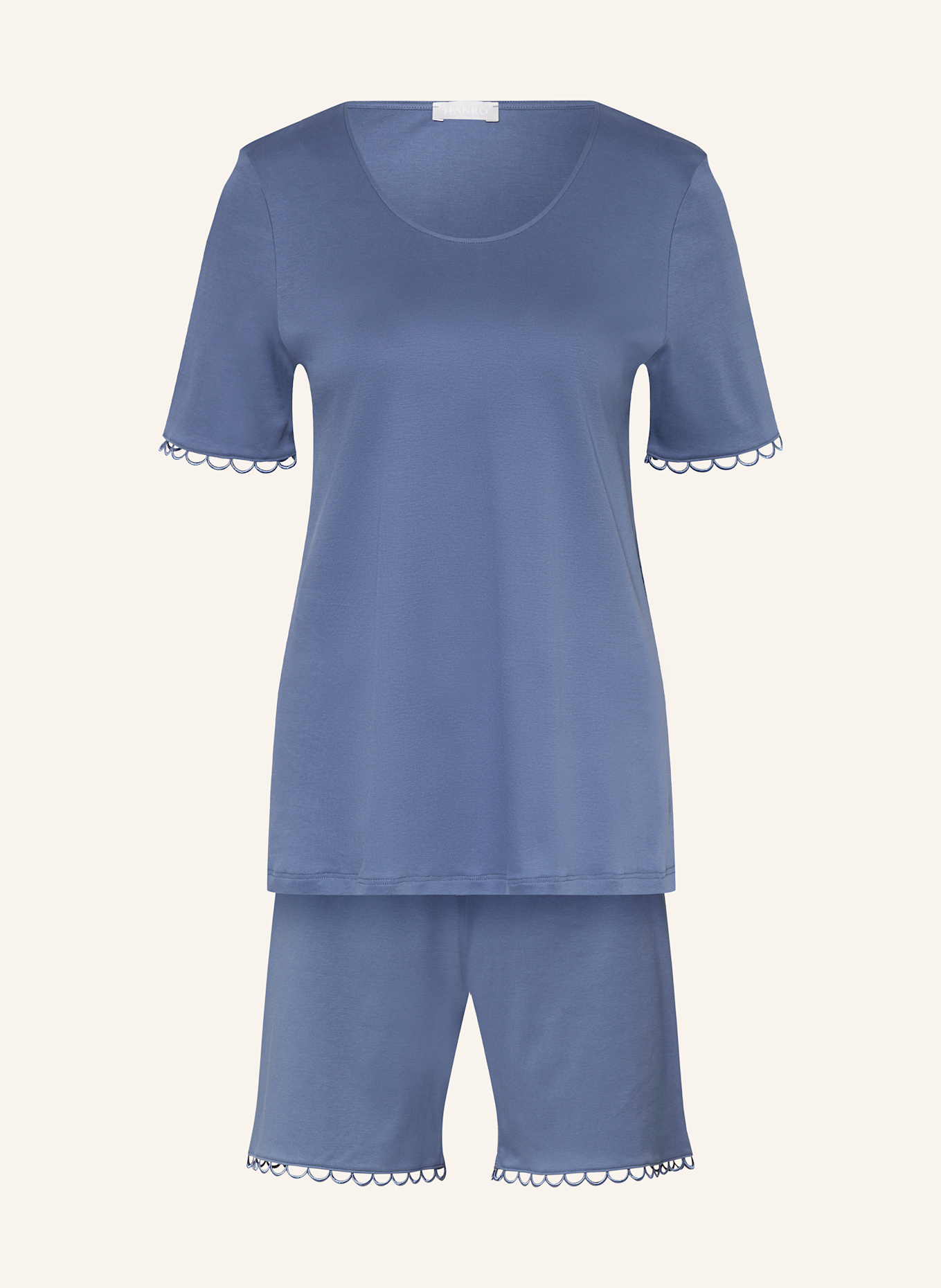 Короткая пижама ануук Hanro, синий
Короткая пижама ануук Hanro, синий