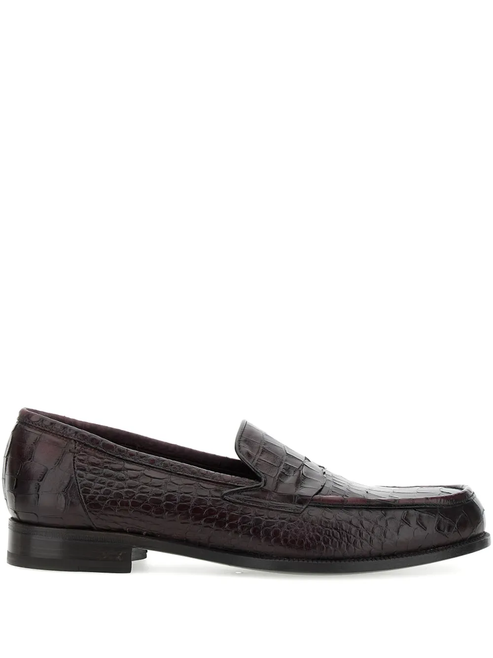 Туфли с тиснением под крокодила Lidfort, красный
Туфли с тиснением под крокодила Lidfort, красный