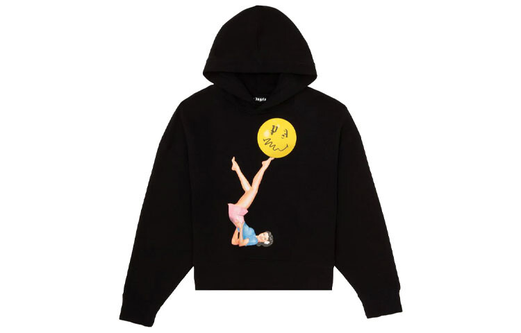 Худи с принтом «Пин-ап» от Juggler Palm Angels, черный
Худи с принтом «Пин-ап» от Juggler Palm Angels, черный