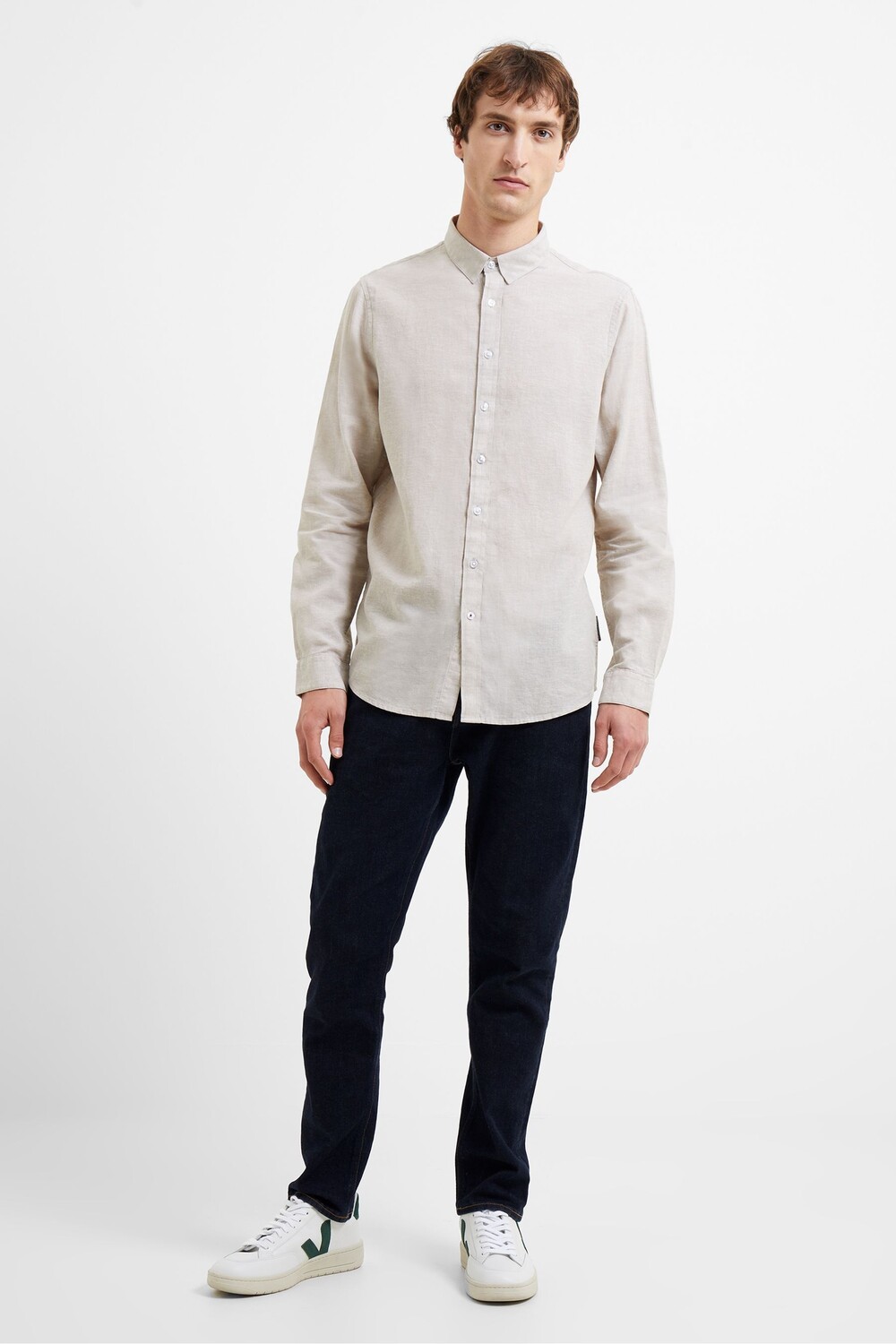 Льняная рубашка с длинными рукавами French Connection
Льняная рубашка с длинными рукавами French Connection