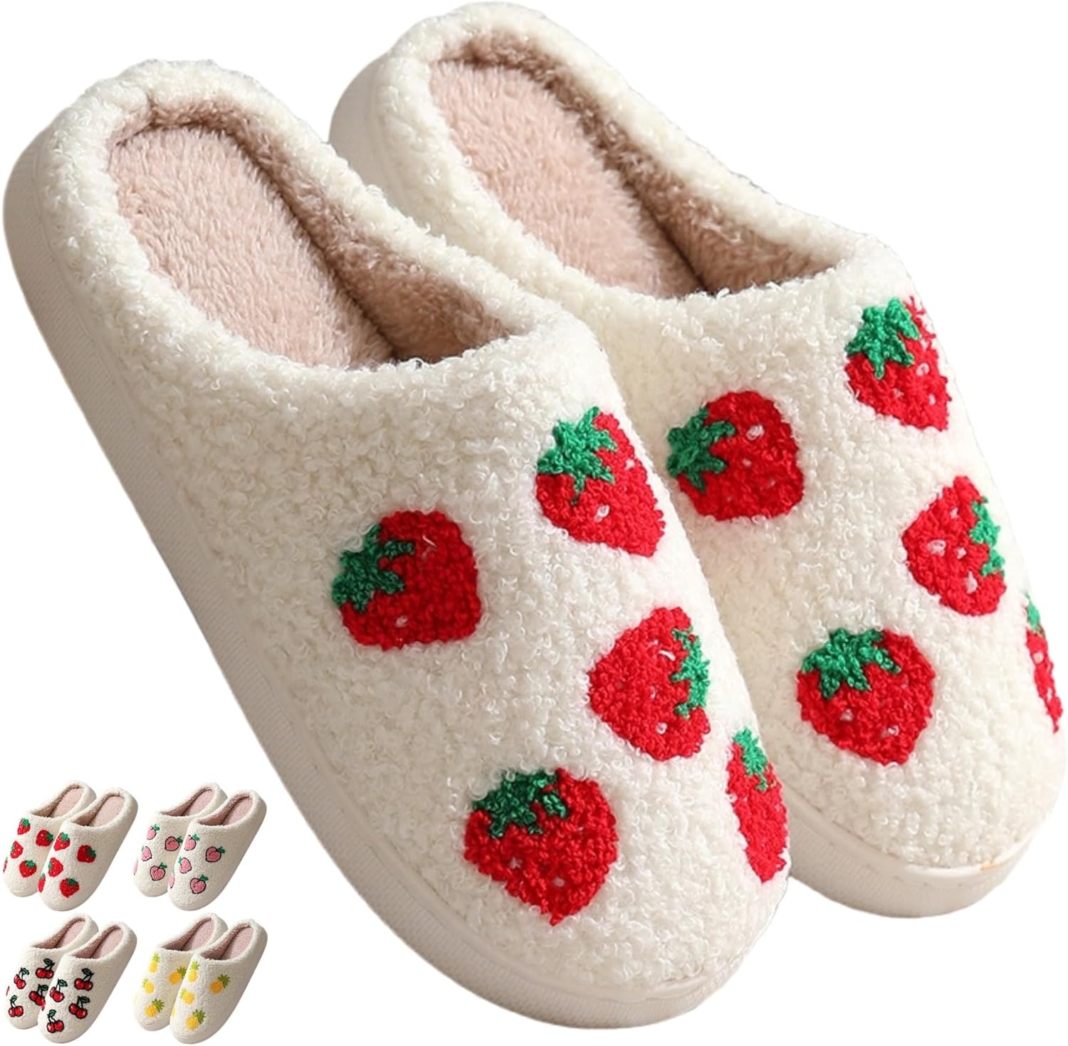 Унисекс уютные домашние тапочки для женщин и мужчин, плюшевые хлопковые тапочки на меху для дома, зимние теплые спальняные туфли с фруктовым узором Iwhgrmp, Strawberry
Унисекс уютные домашние тапочки для женщин и мужчин, плюшевые хлопковые тапочки на меху для дома, зимние теплые спальняные туфли с фруктовым узором Iwhgrmp, Strawberry