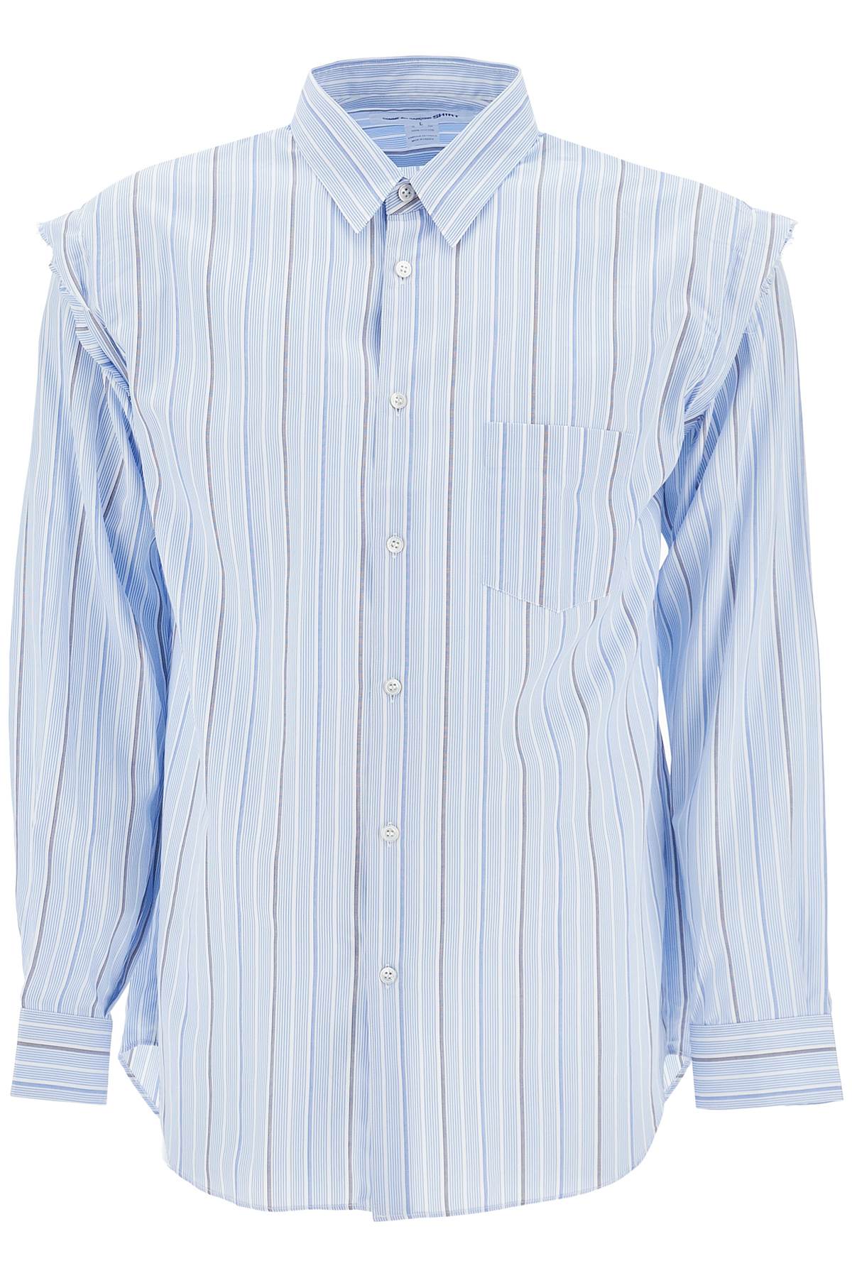 Comme Des Garcons Shirt Мужская полосатая рубашка с карманом, светло-голубой
Comme Des Garcons Shirt Мужская полосатая рубашка с карманом, светло-голубой