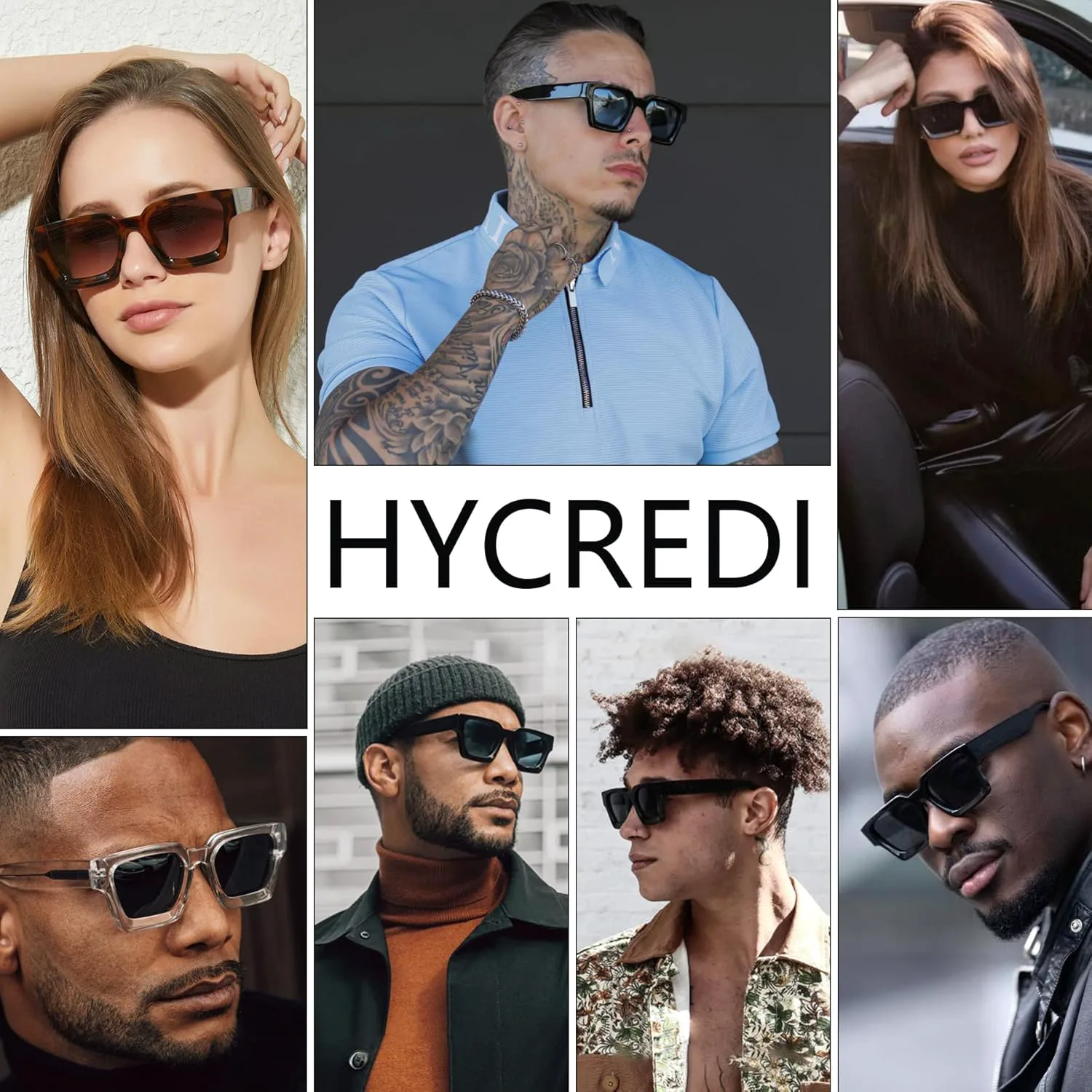 Солнцезащитные очки Hycredi прямоугольной формы для женщин и мужчин, ретро-квадратные массивные очки в стиле 90-х, защита UV400, 2 Pack (Black/Grey + Black/Blue)
Солнцезащитные очки Hycredi прямоугольной формы для женщин и мужчин, ретро-квадратные массивные очки в стиле 90-х, защита UV400, 2 Pack (Black/Grey + Black/Blue)