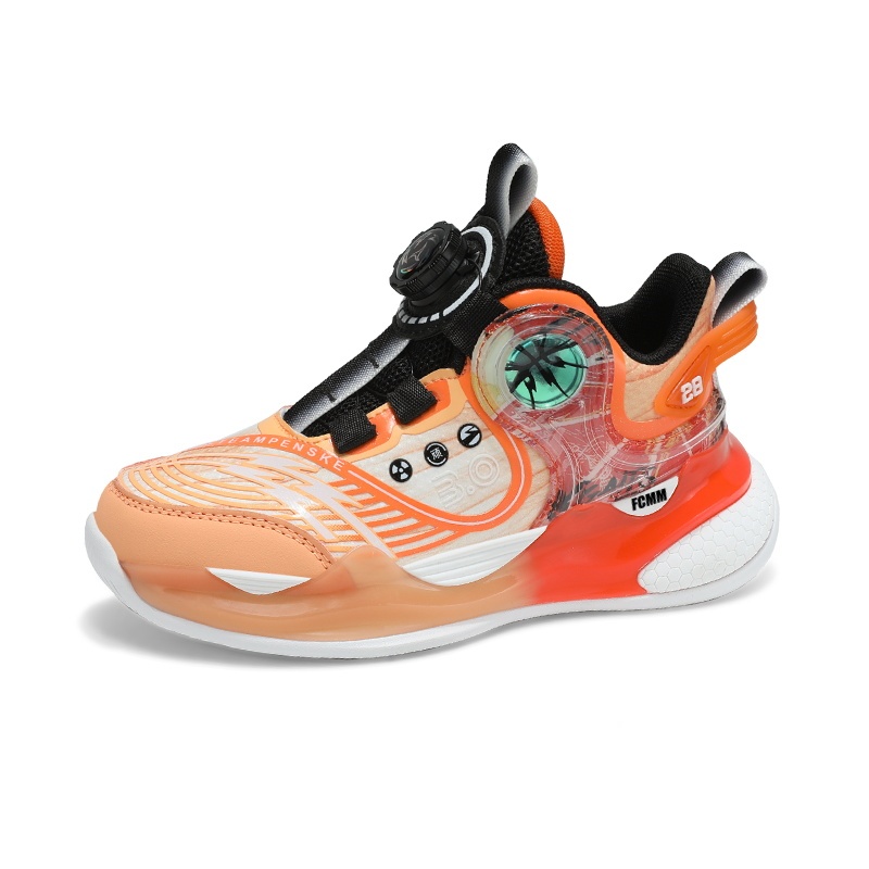 Дышащая повседневная обувь для детей FCMM, черный/оранжевый
Дышащая повседневная обувь для детей FCMM, черный/оранжевый