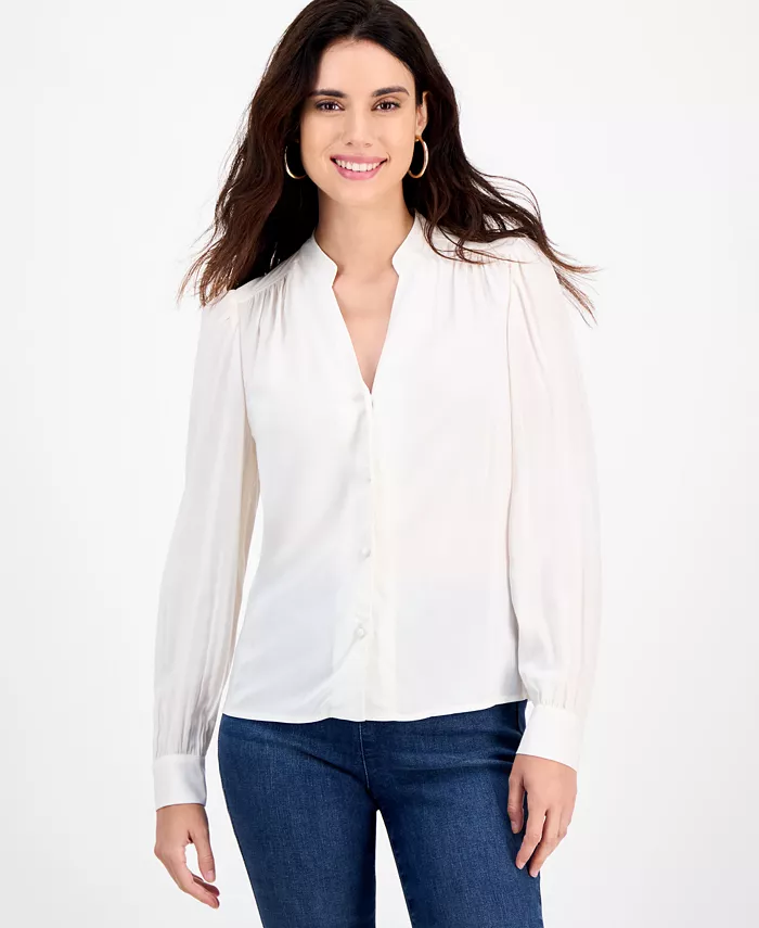 Миниатюрная блузка с рукавами-фонариками I.N.C. International Concepts, коричневый/бежевый
Миниатюрная блузка с рукавами-фонариками I.N.C. International Concepts, коричневый/бежевый