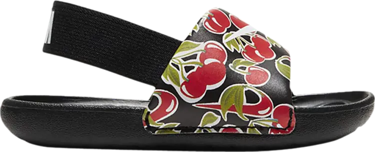 Сандалии Nike Kawa Slide SE Picnic TD 'Cherry', черный 
Сандалии Nike Kawa Slide SE Picnic TD 'Cherry', черный
