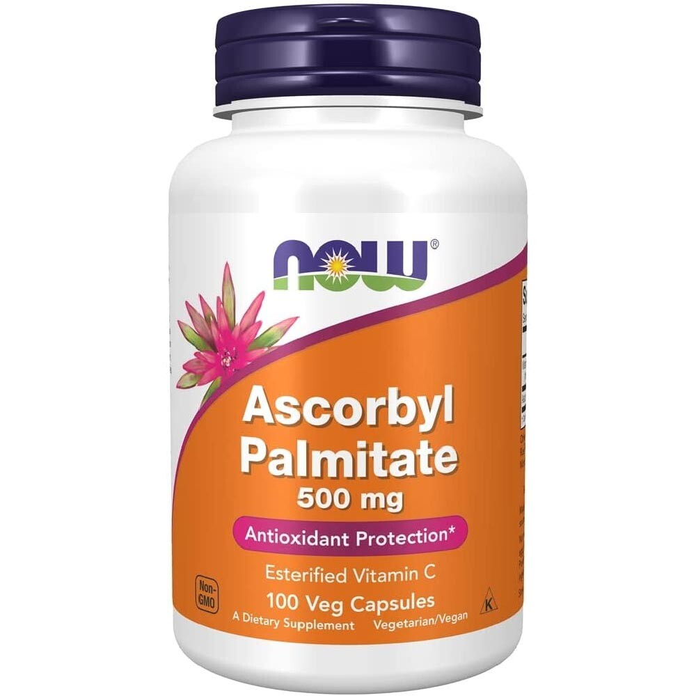 Витамин С Now Foods Ascorbyl Palmitate, 500 мг, 100 капсул
Витамин С Now Foods Ascorbyl Palmitate, 500 мг, 100 капсул