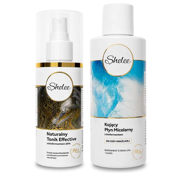 Shelee набор: тоник для лица с биоферментом 20%, 150 мл + успокаивающая мицеллярная вода с биоферментом, овсом и алоэ вера, 250 мл
Shelee набор: тоник для лица с биоферментом 20%, 150 мл + успокаивающая мицеллярная вода с биоферментом, овсом и алоэ вера, 250 мл