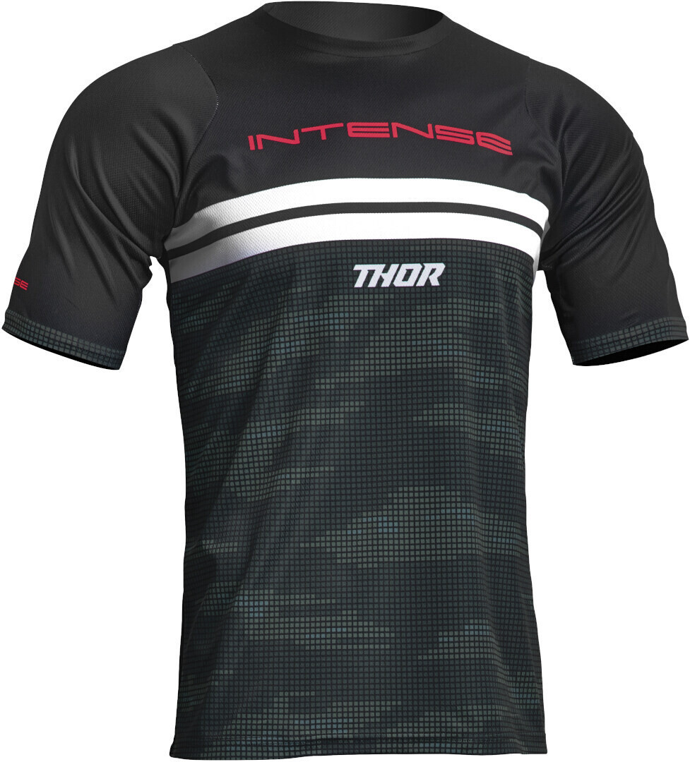 Thor Intense Assist Decoy Велосипед Джерси, черный/белый
Thor Intense Assist Decoy Велосипед Джерси, черный/белый