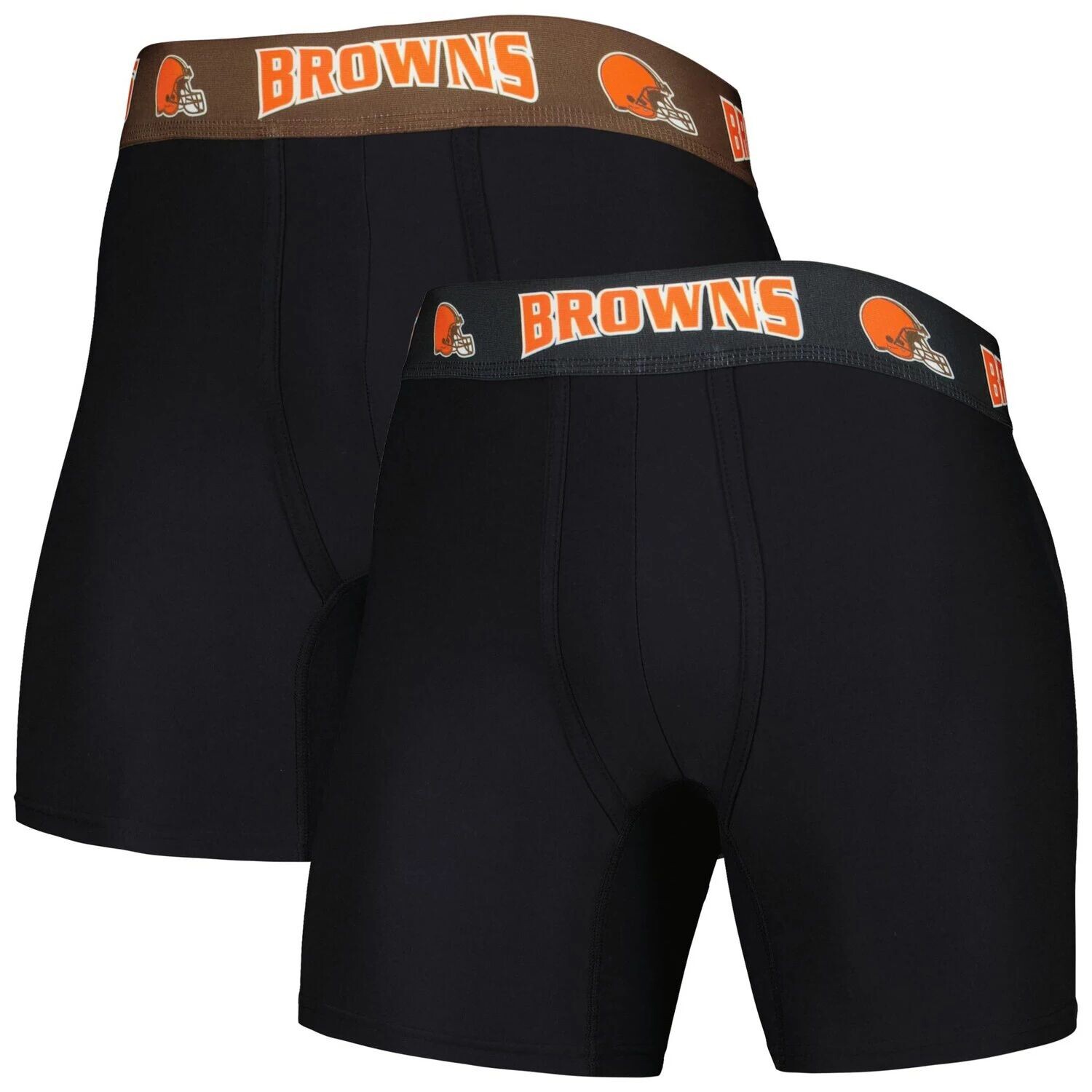 Комплект мужских трусов-боксеров Concepts Sport черного/коричневого цвета Cleveland Browns из 2 шт.
Комплект мужских трусов-боксеров Concepts Sport черного/коричневого цвета Cleveland Browns из 2 шт.