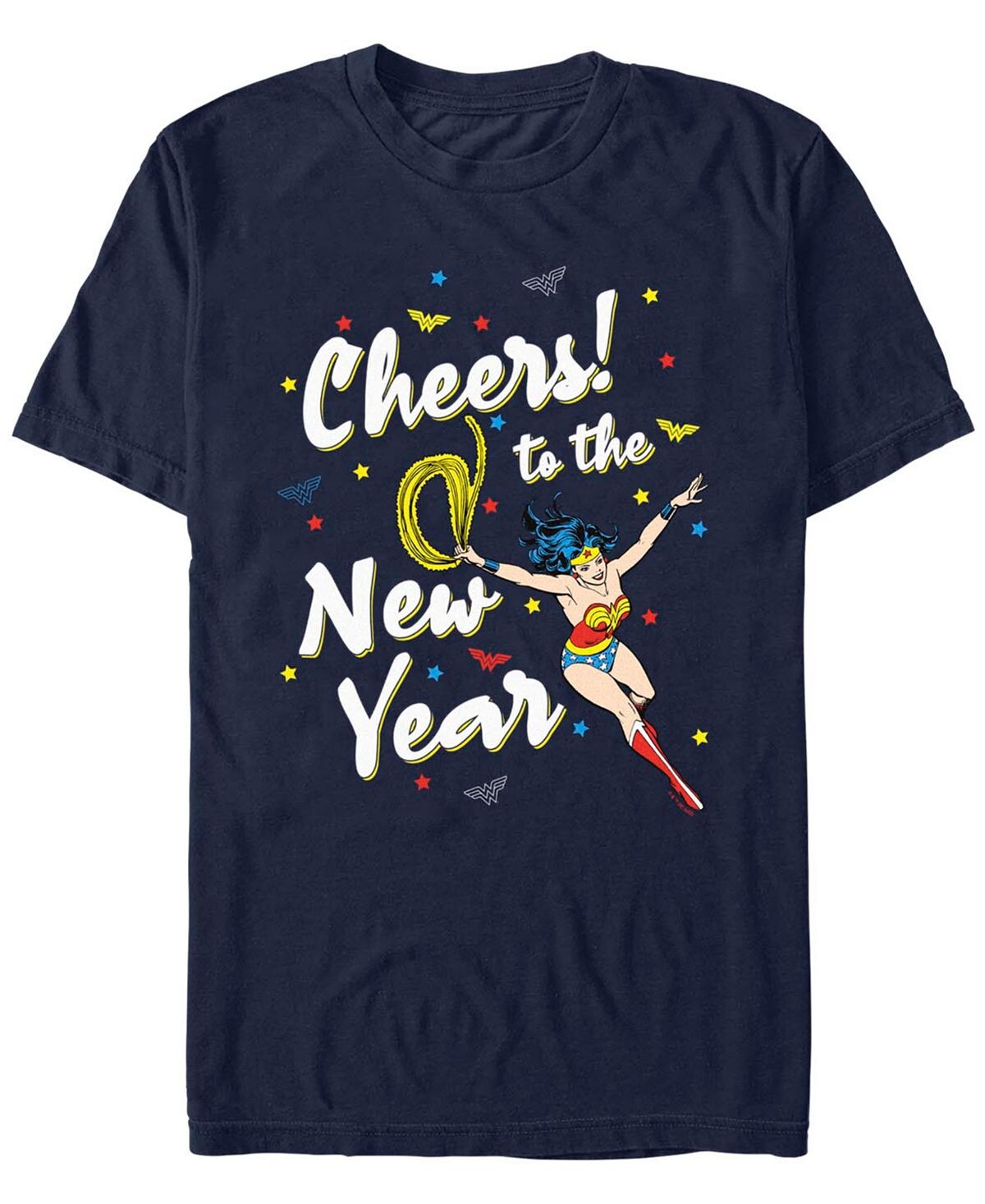 Мужская футболка wonder woman wonderful new year с короткими рукавами Fifth Sun, синий
Мужская футболка wonder woman wonderful new year с короткими рукавами Fifth Sun, синий