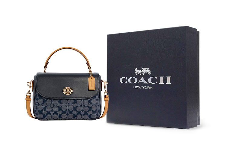 COACH Кожаный саквояж Марли
COACH Кожаный саквояж Марли