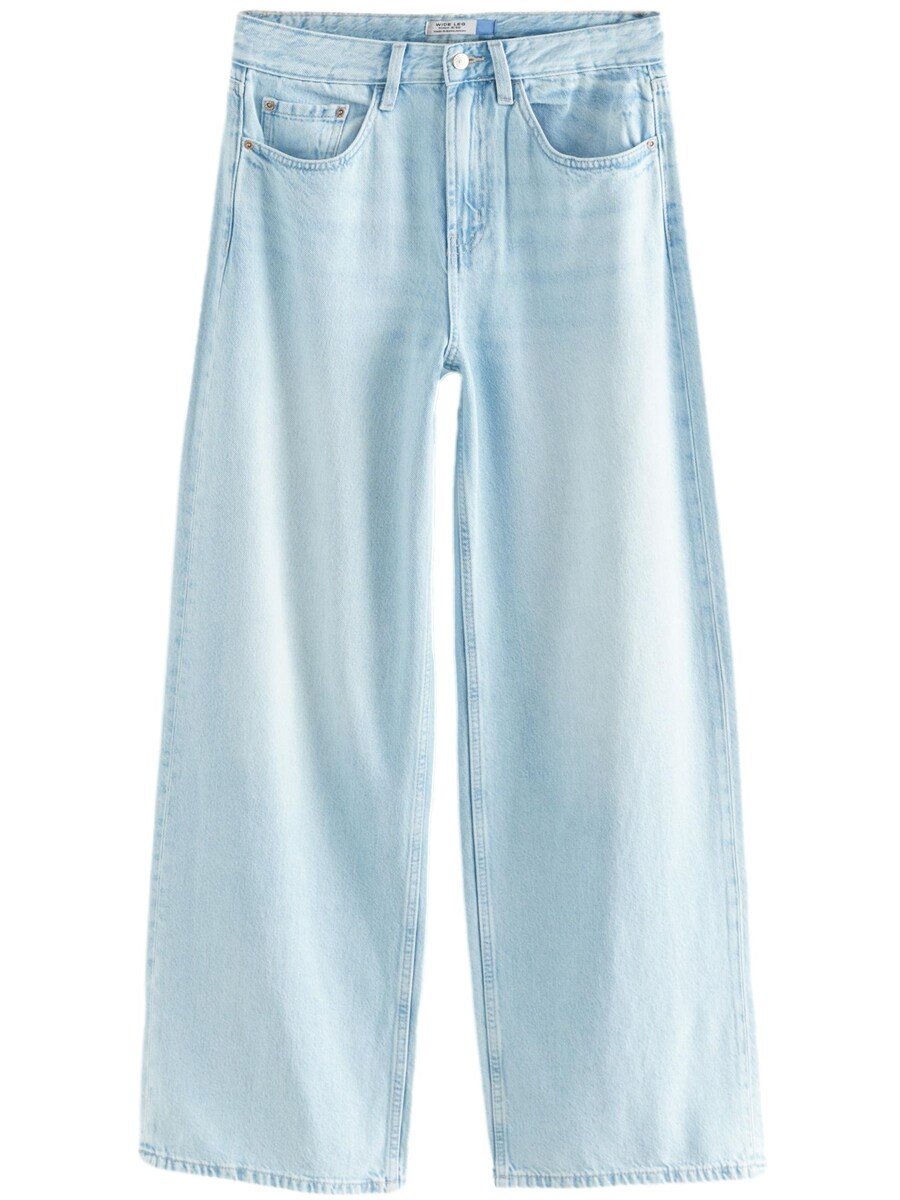 Джинсы с широкими штанинами Next, светло-синий
Джинсы с широкими штанинами Next, светло-синий