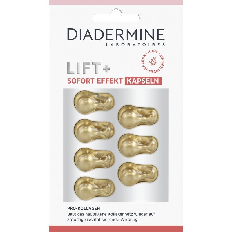 Капсулы Lift+ немедленного действия Diadermine, 4 ml
Капсулы Lift+ немедленного действия Diadermine, 4 ml