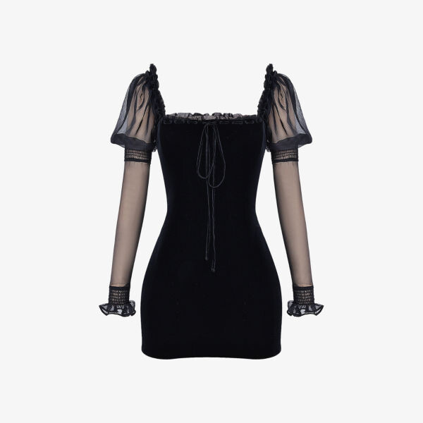 Платье мини Syana из эластичного бархата с квадратным вырезом House Of Cb, черный
Платье мини Syana из эластичного бархата с квадратным вырезом House Of Cb, черный
